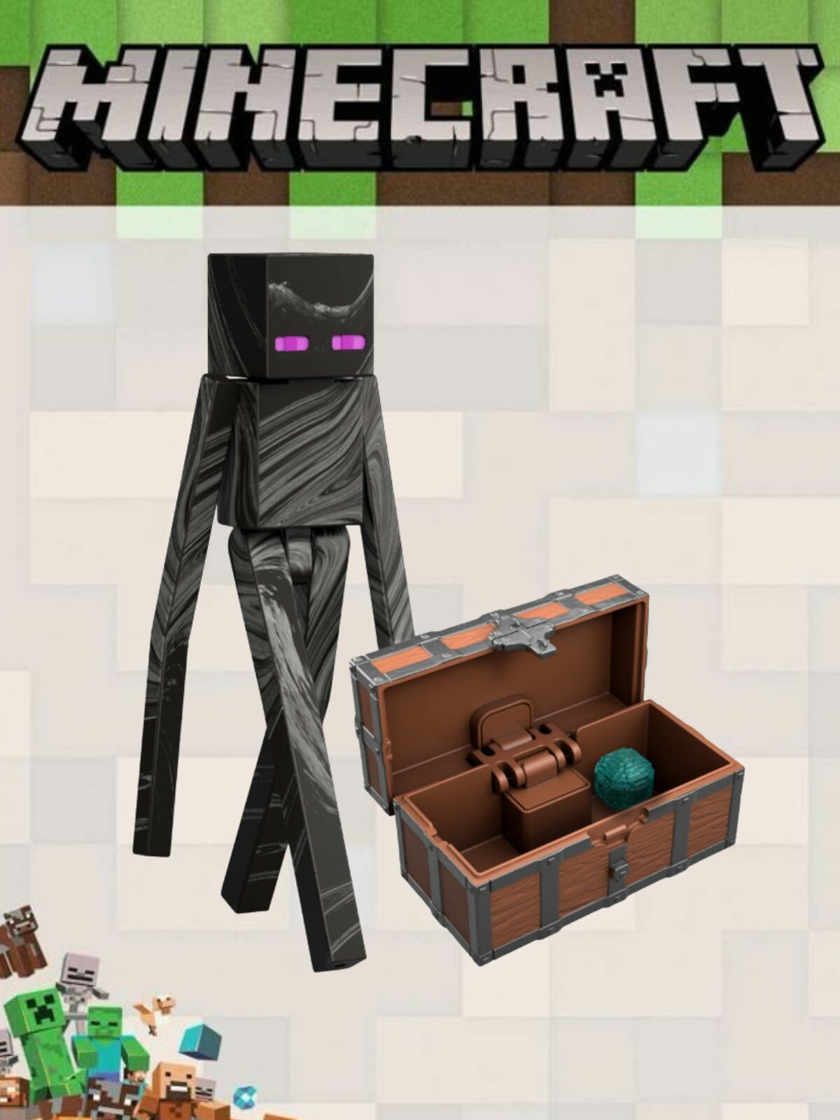 Mattel Minecraft Фигурка Enderman JFR61 — фото 1