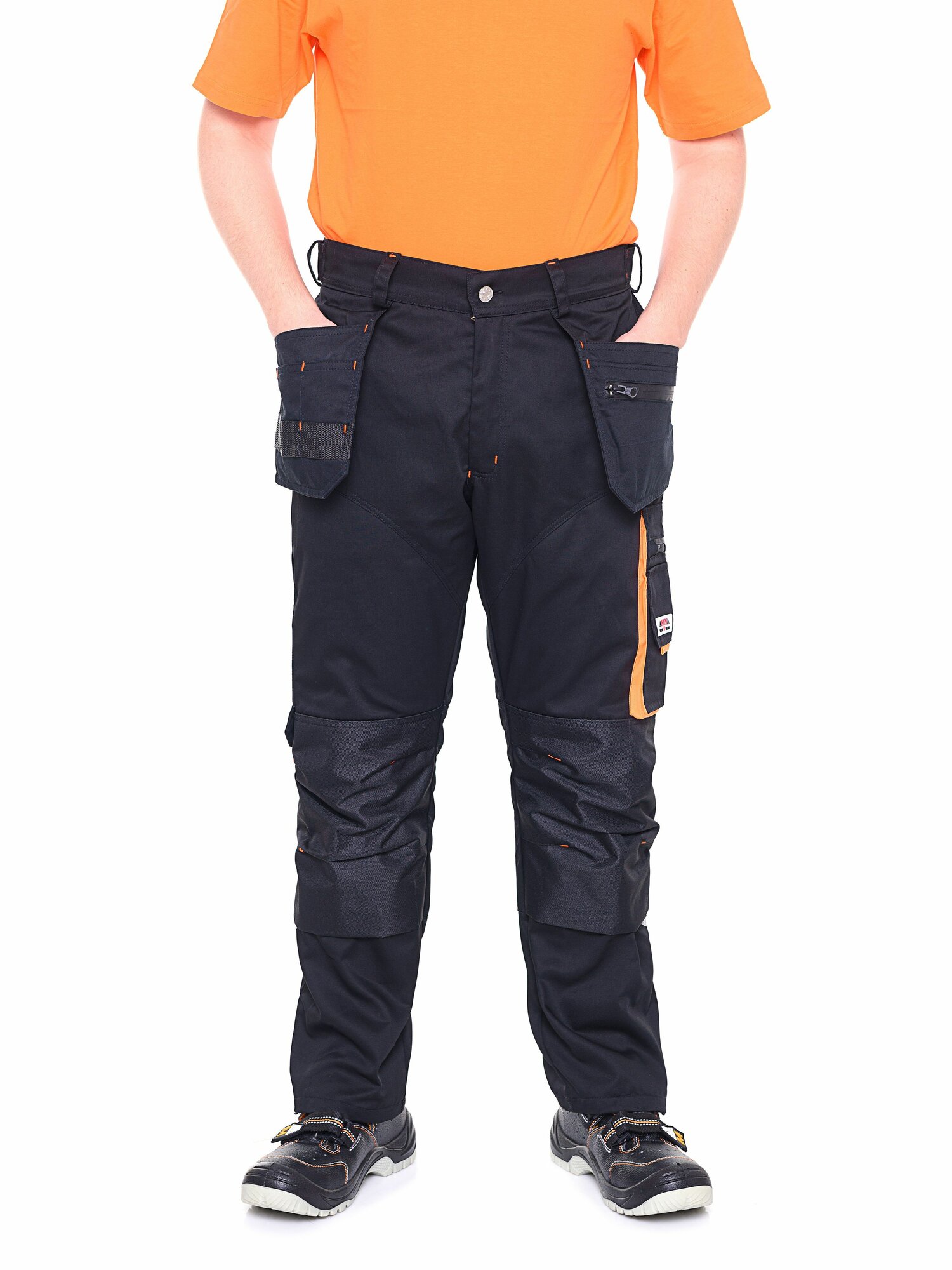 Брюки рабочие Мастер 22 мужские черный Ч размер 68-70 рост 182-188 летние плотная ткань