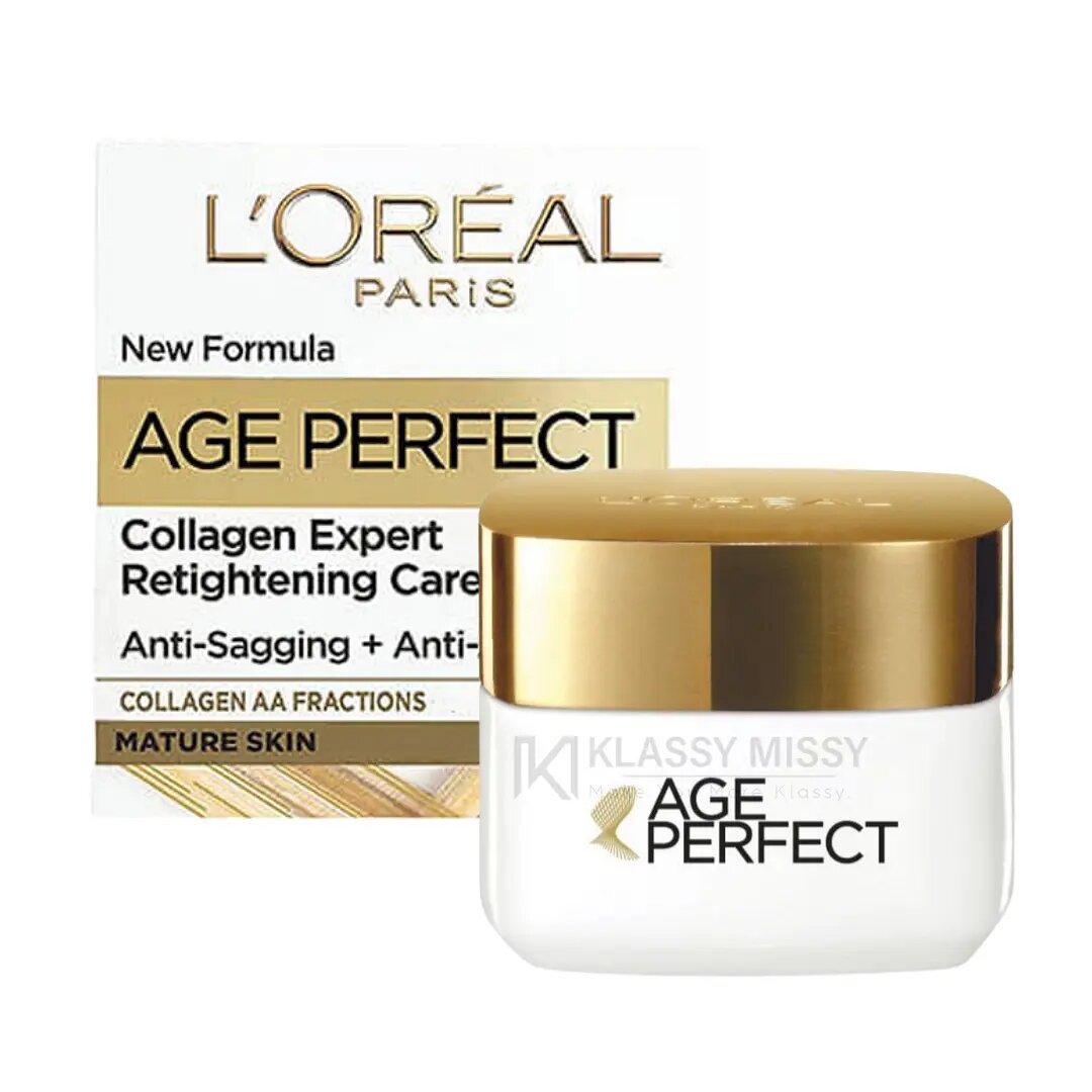 Крем L'Oreal Paris, для возрастной кожи, дневной, увлажняющий, 50мл