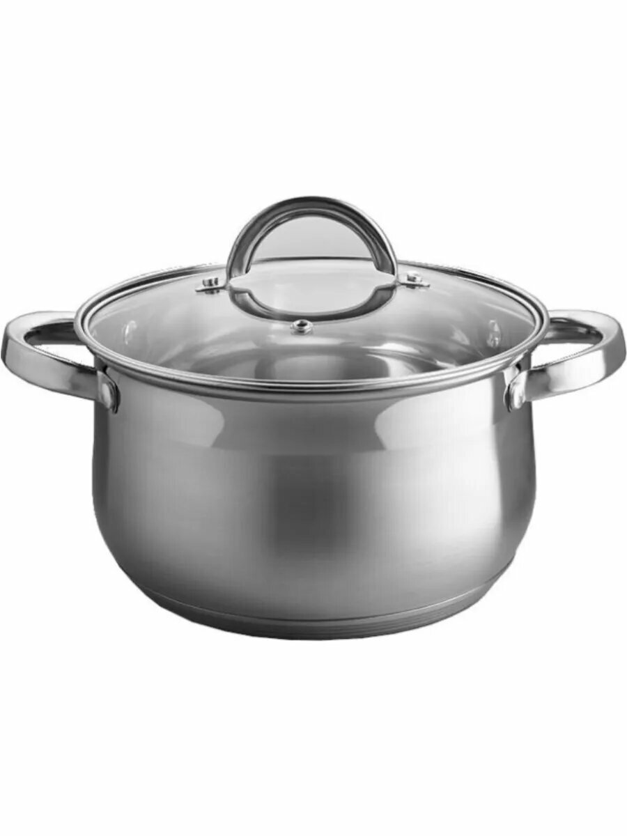 Кастрюля стальная BE-146/2 5л+крышка