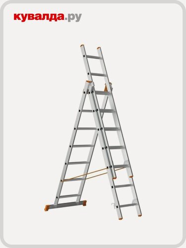 Изображение товара Лестница-стремянка трехсекционная Сарайлы-М (Sarayli) 3х 7