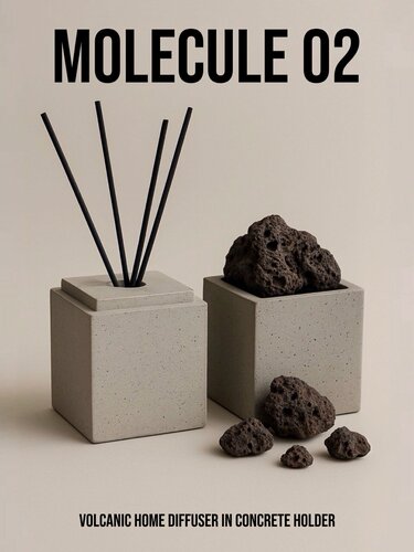 Изображение товара Диффузор ароматический для дома, 21. LOFT, из бетона, с вулканическими камнями Molecules 02
