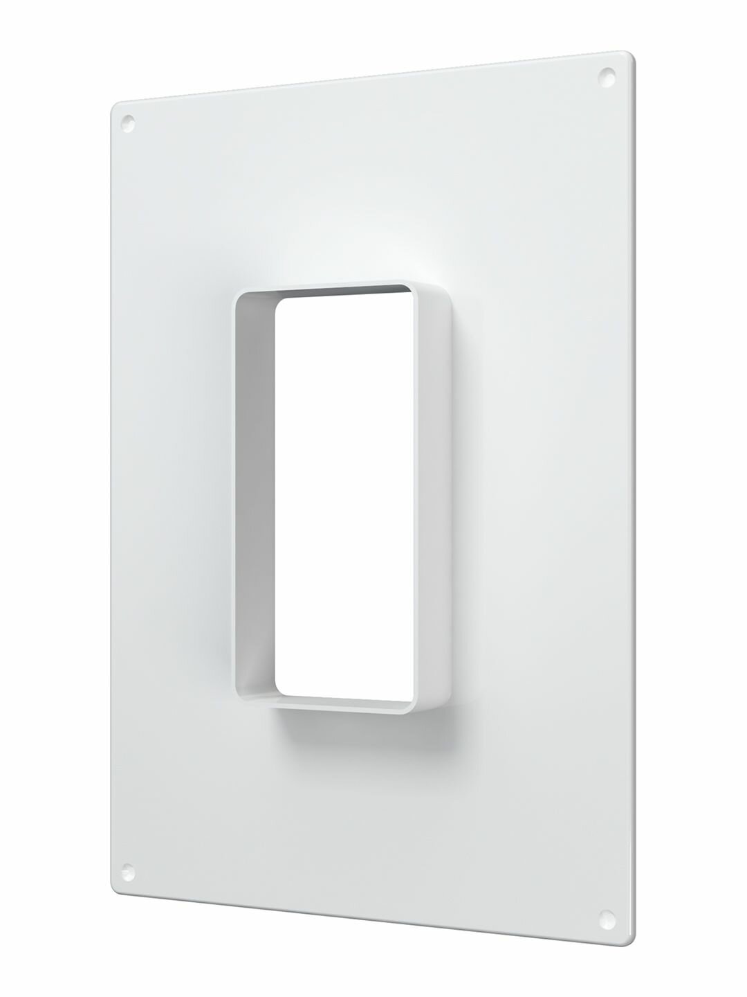 Площадка торцевая ERA вертикальная пластиковая 180х250 мм фланец 60х120 мм