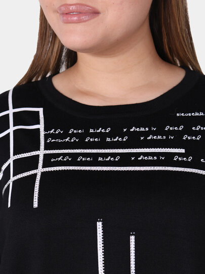 Свитер , размер OneSize, черный — фото 1