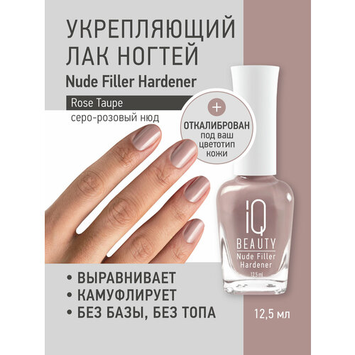 фото Филлер-укрепитель nude filler с камуфлирующим эффектом 06 rose taupe, 12.5 мл iq beauty
