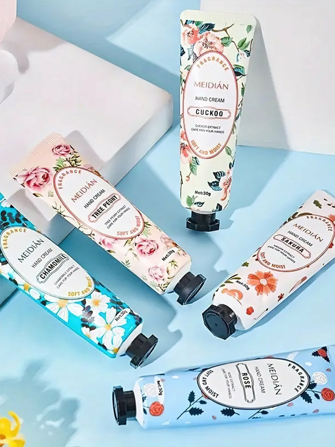 Крем для рук Meidian – увлажняющий и смягчающий уход (5 штук)