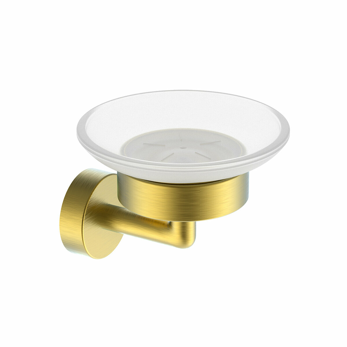 Мыльница с держателем Raglo R320.02.03 латунь, цвет сатин золотой