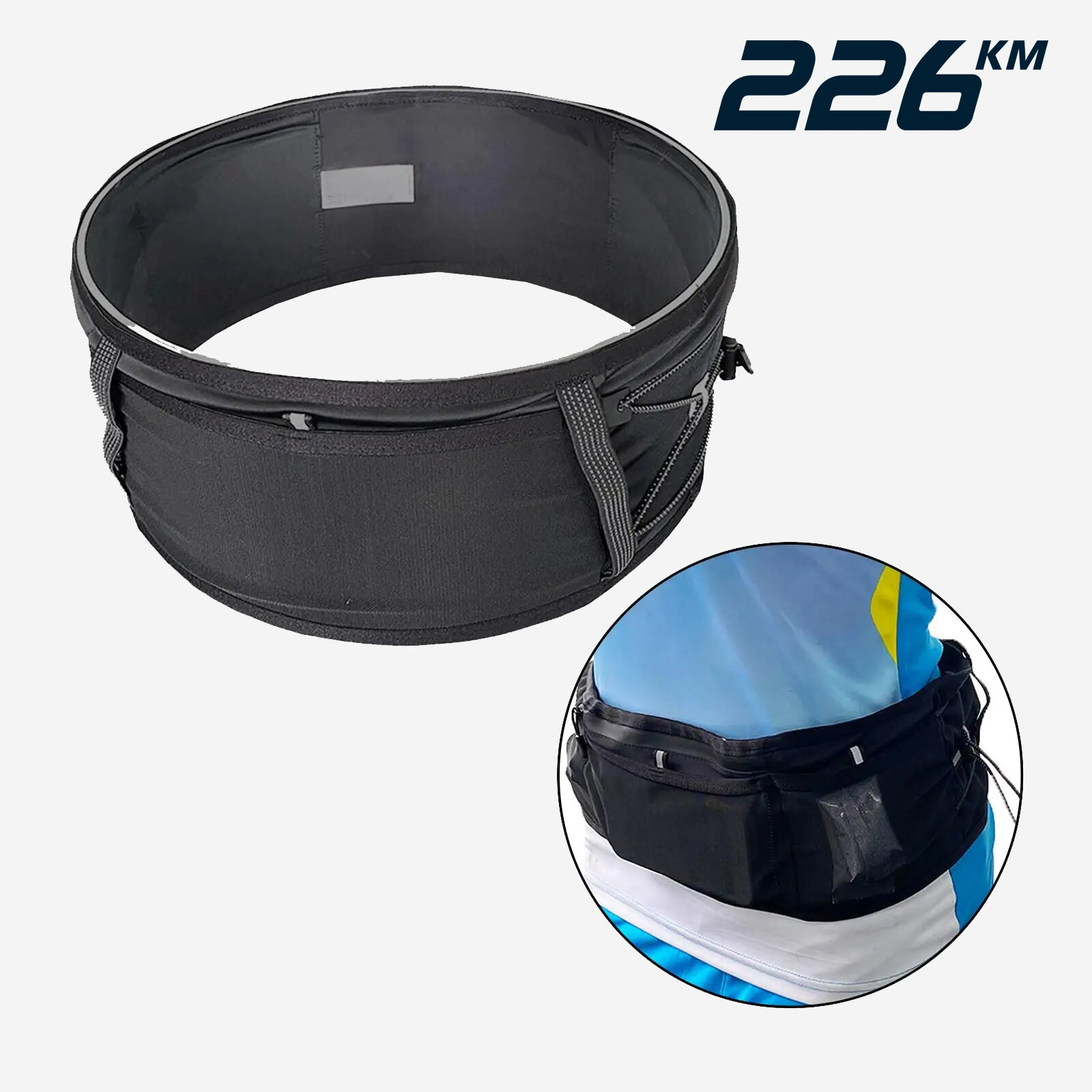 Сумка поясная JFORY, черный — фото 1