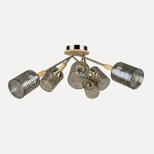 Изображение товара Потолочная люстра Arte Lamp MARIA A4536PL-6AB E27 6х60Вт бронзовый