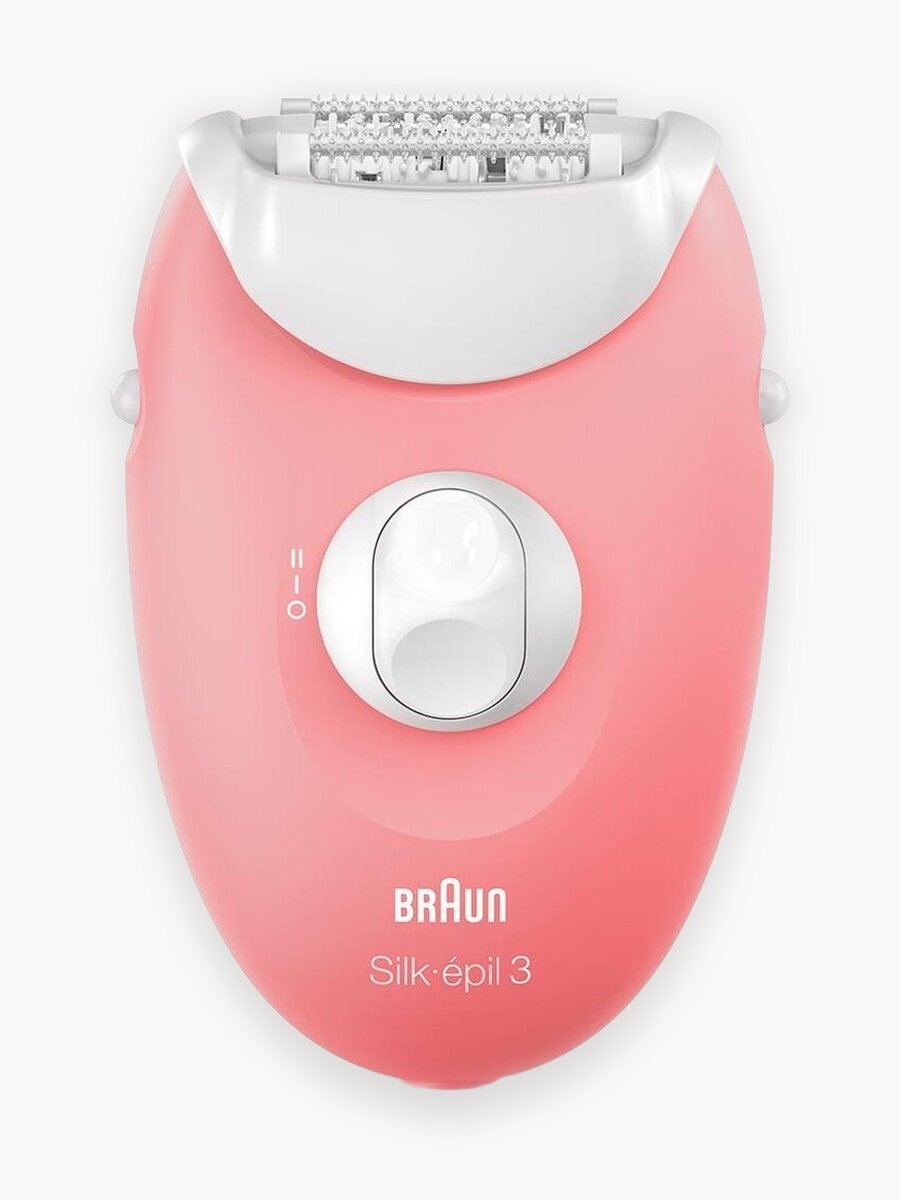 Эпилятор Braun Silk-Epil 3-176 SE, розовый, 20 пинцетов, для лица и тела