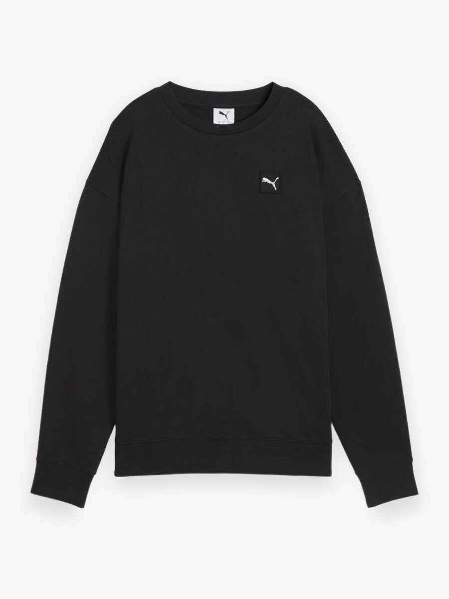 Свитшот PUMA ESS ELEVATED Comfort, размер S, , черный