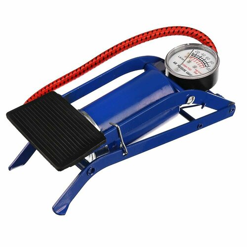 Насос ножной с манометром металл 23x7см SILAPRO 652₽