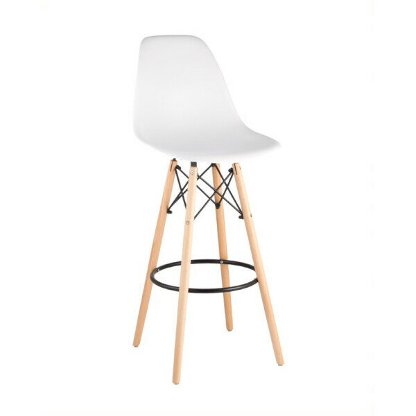 Стул барный Stool Group Eames DSW 8056H White Seat Dual