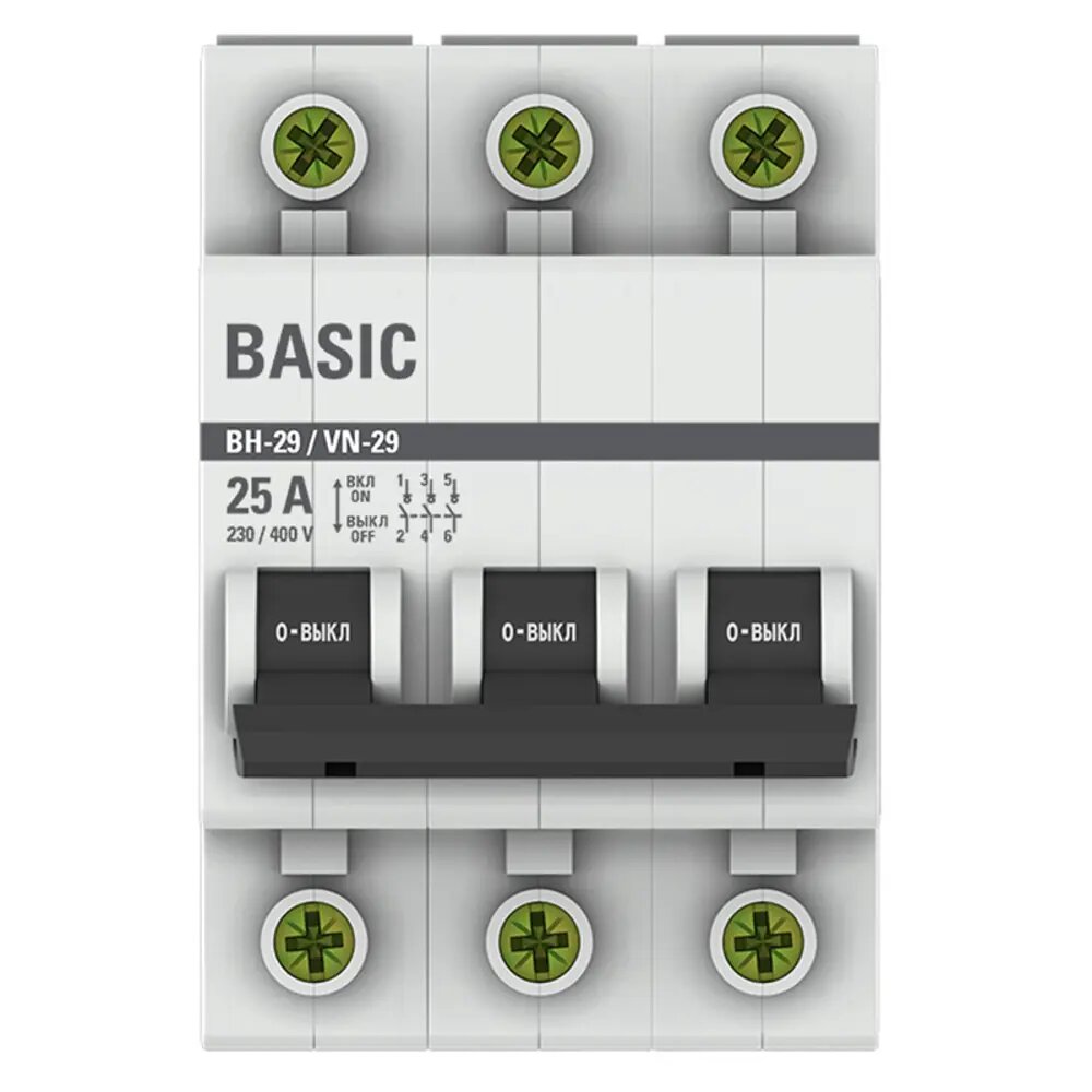 SL29-3-40-bas Выключатель нагрузки 3P 40А ВН-29 Basic EKF - фото №10