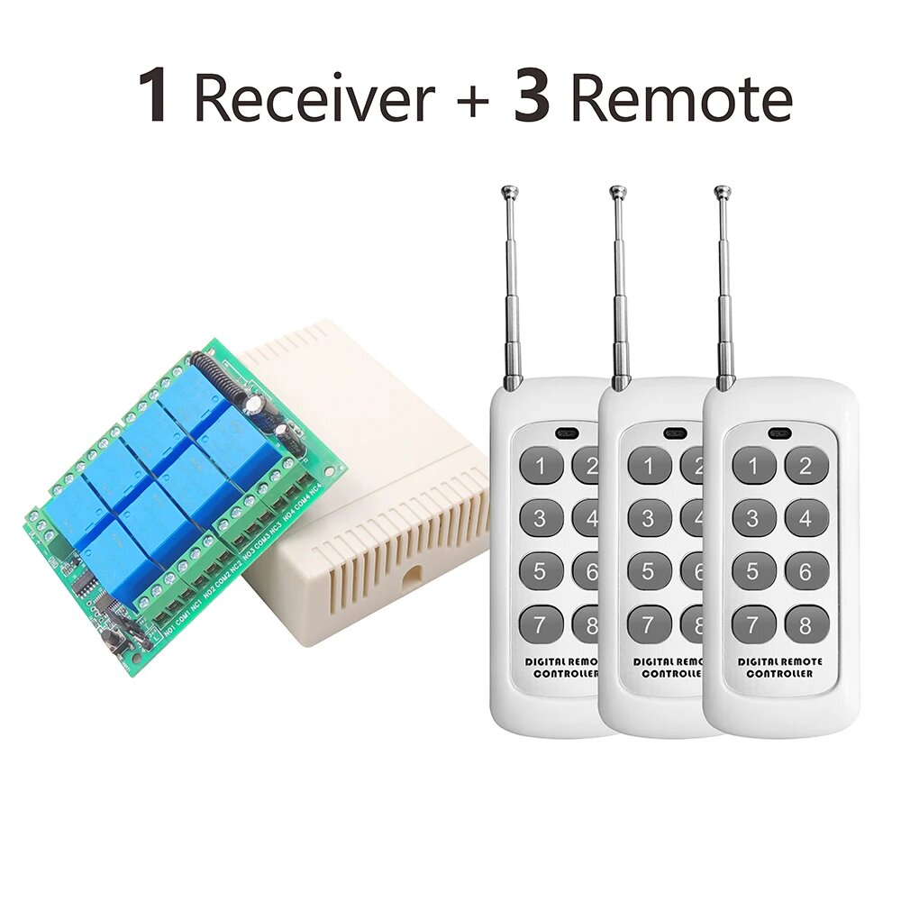 Беспроводной пульт дистанционного управления SLMPLEFUN для освещения 1 receiver 3 remotes