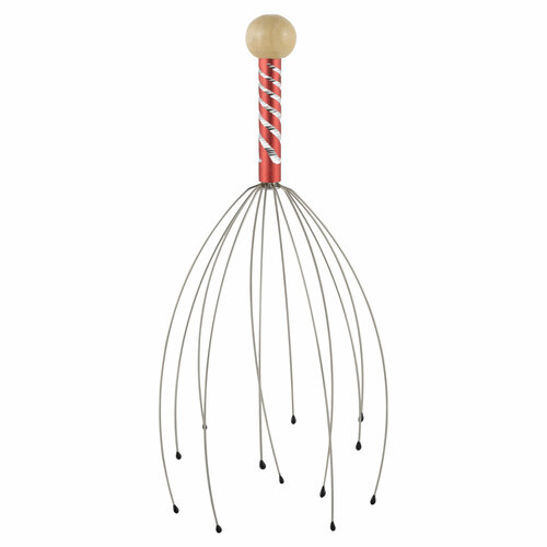 Массажер осьминог для головы Капиллярный ручной массажер чесалка Пальчики Шиатсу антистресс 251₽