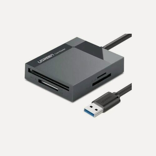 Изображение товара Карт-ридер UGREEN CR125 30333_ USB 3.0 All-in-One, 50см, цвет: серый