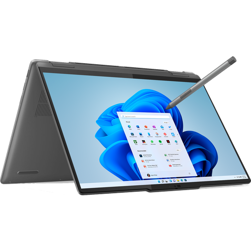 Ноутбук Lenovo Yoga 7 2-in-1 Gen 9 14 WUXGA Touch IPSAMD Ryzen 5 8640HS16GB1TB SSDRadeon 760MWindows 11 HomeRUSKBсерый 83DK006SRK 136290₽
