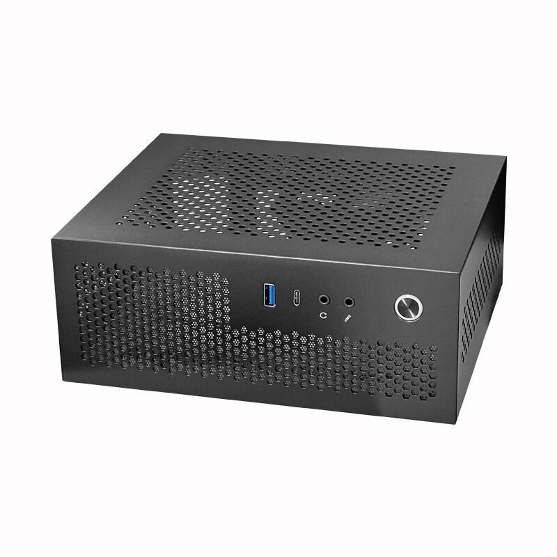 Мини-компьютер SKTC A09typec, настольный, на шасси itx flex, черный