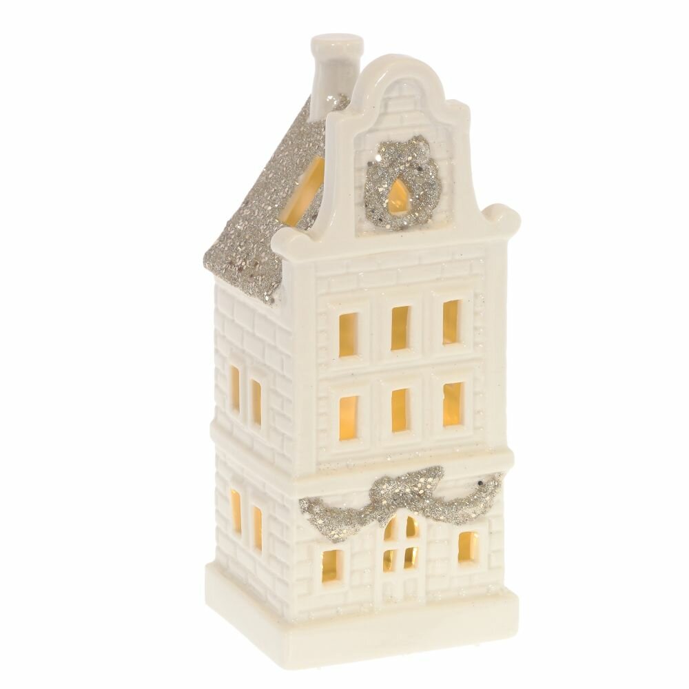 Фигурка декоративная  Домик  с подсветкой  2xLR44   L8 5 W7 5 H19 5 см
