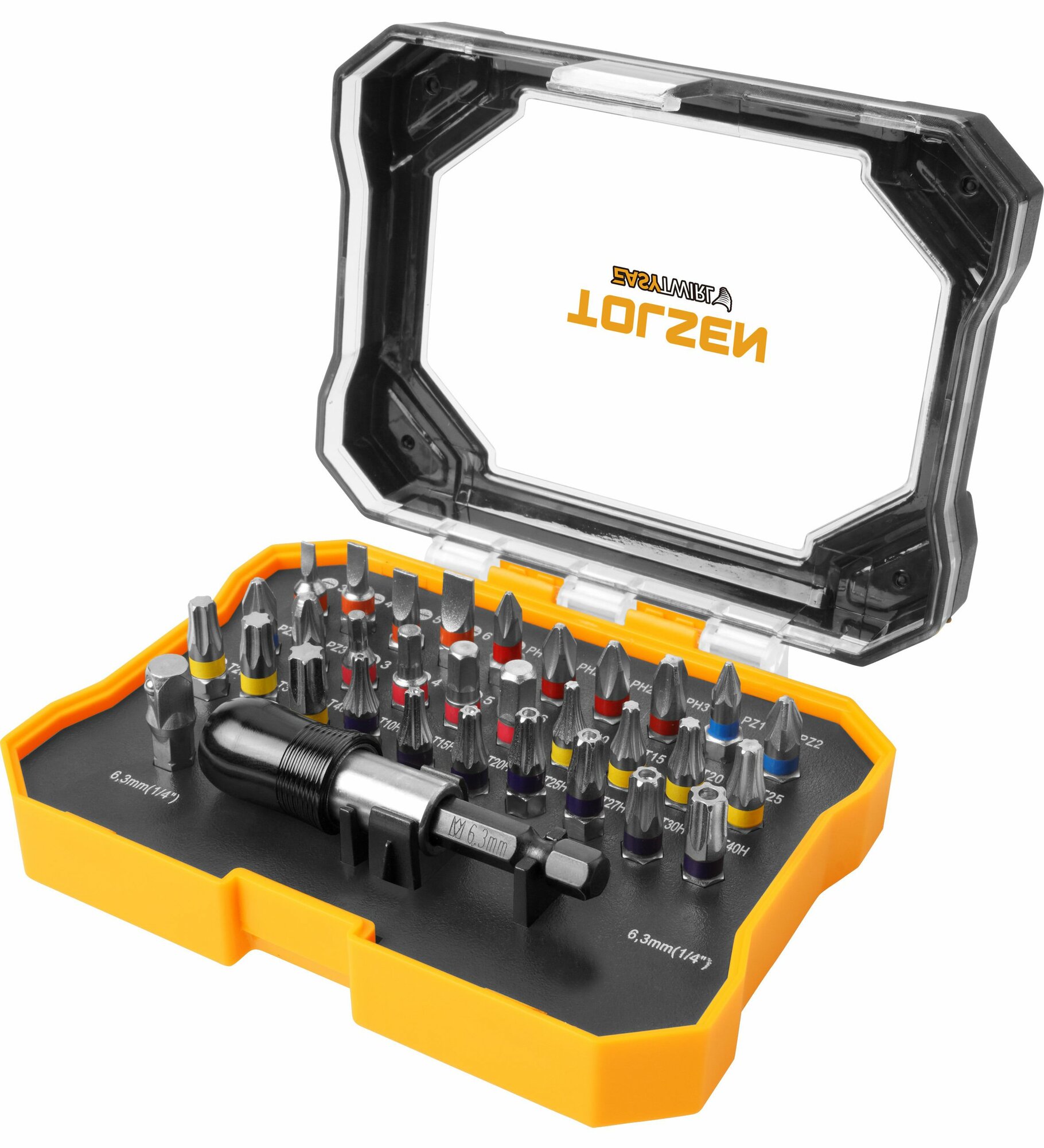 TOLSEN Набор бит (вставок) 1/4