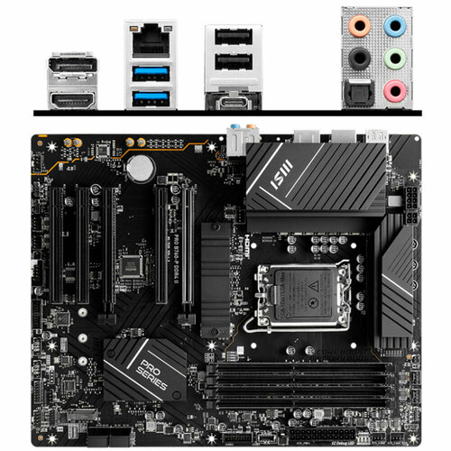 Материнская плата MSI Pro B760-P II B760 Socket-1700 4xDDR5 4xSATA3 2xM2 5xPCI-E16x 2xUSB32 1xUSB32 Type C DP HDMI 25Glan ATX 13900₽