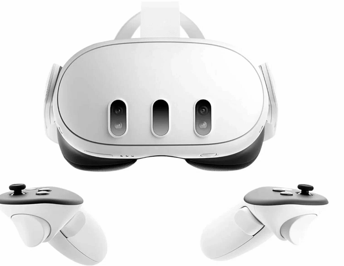 Система VR Oculus Quest 3 Global, 4128x2208, 512 ГБ, 120 Гц, базовая, white