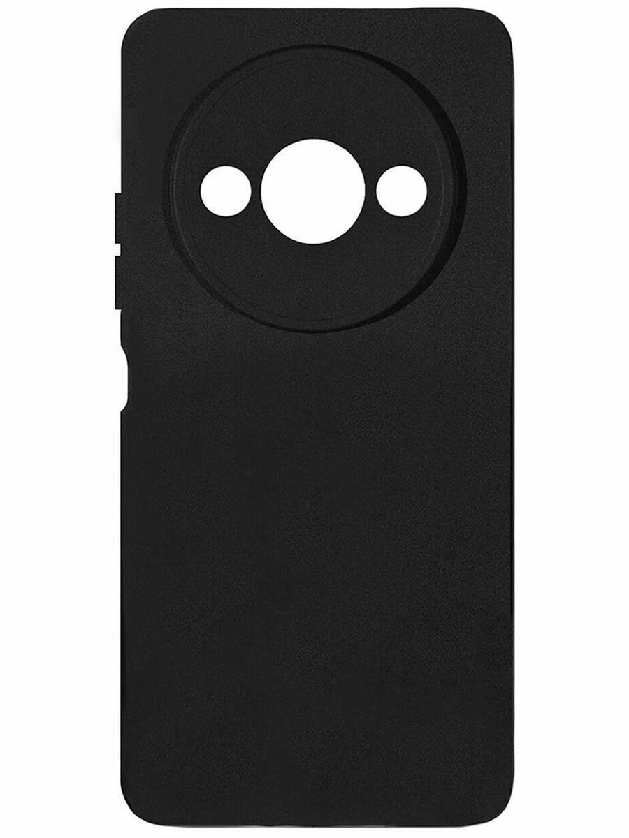 Клип-кейс LuxCase для Xiaomi Redmi A3X/A3/POCO C61 чёрный, термополиуретан