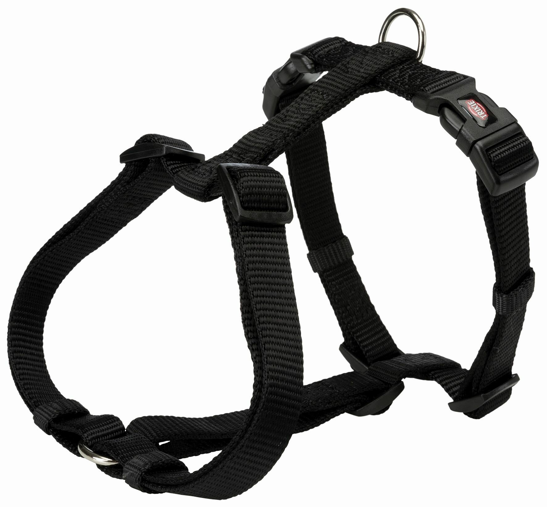 Шлейка Premium H-Harness XS–S: 30–44 см/ 10 мм чёрный Trixie