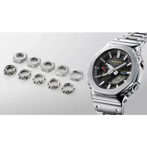 фото Наручные часы casio g-shock, черный/серебристый