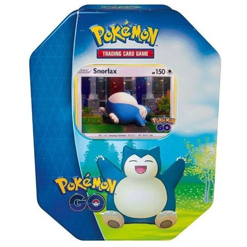 Покемон карты коллекционные: Набор Pokemon Go TIN Snorlax на английском