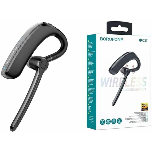 Bluetooth гарнитура BOROFONE BC37 Imperor черный 1690₽