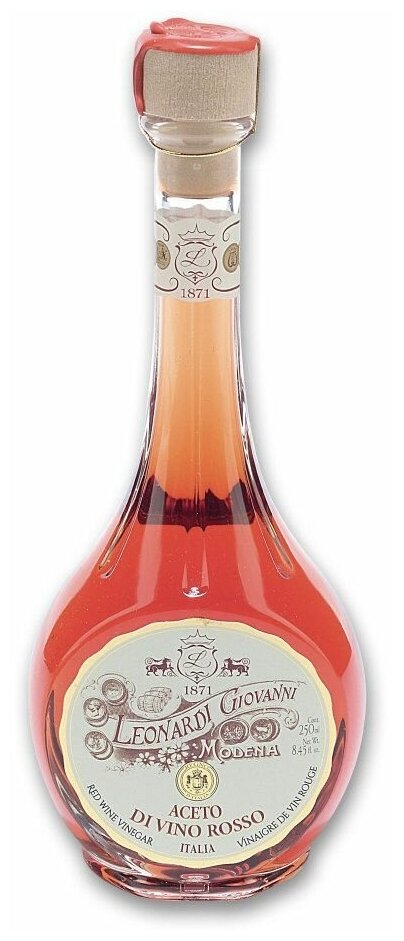 Уксус винный Leonardi Premium (Италия) "Ламбруско", красный, 250 мл