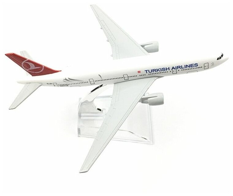 Металлическая модель самолета Boeing 777 Turkish Airlines