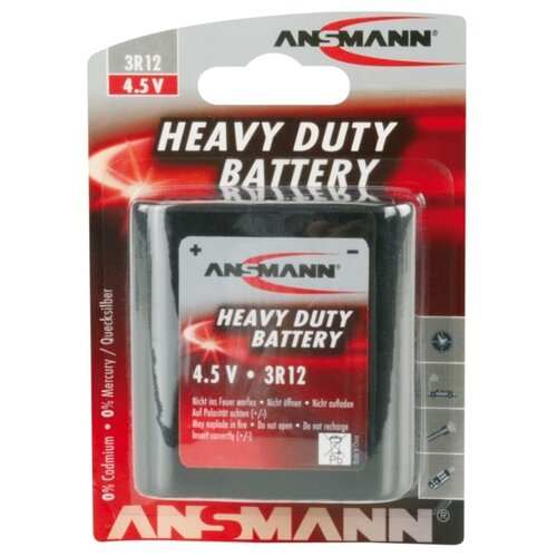 фото Батарейка ANSMANN Heavy Duty Battery 3R12 1 шт блистер