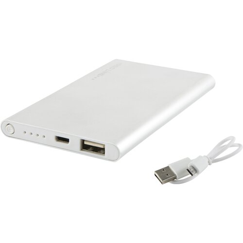 Внешний АКБPower bank 3000mAhВнешний аккумулятор портативныйПовер банк компактныйИнтерфейс USB серебряный 54600₽