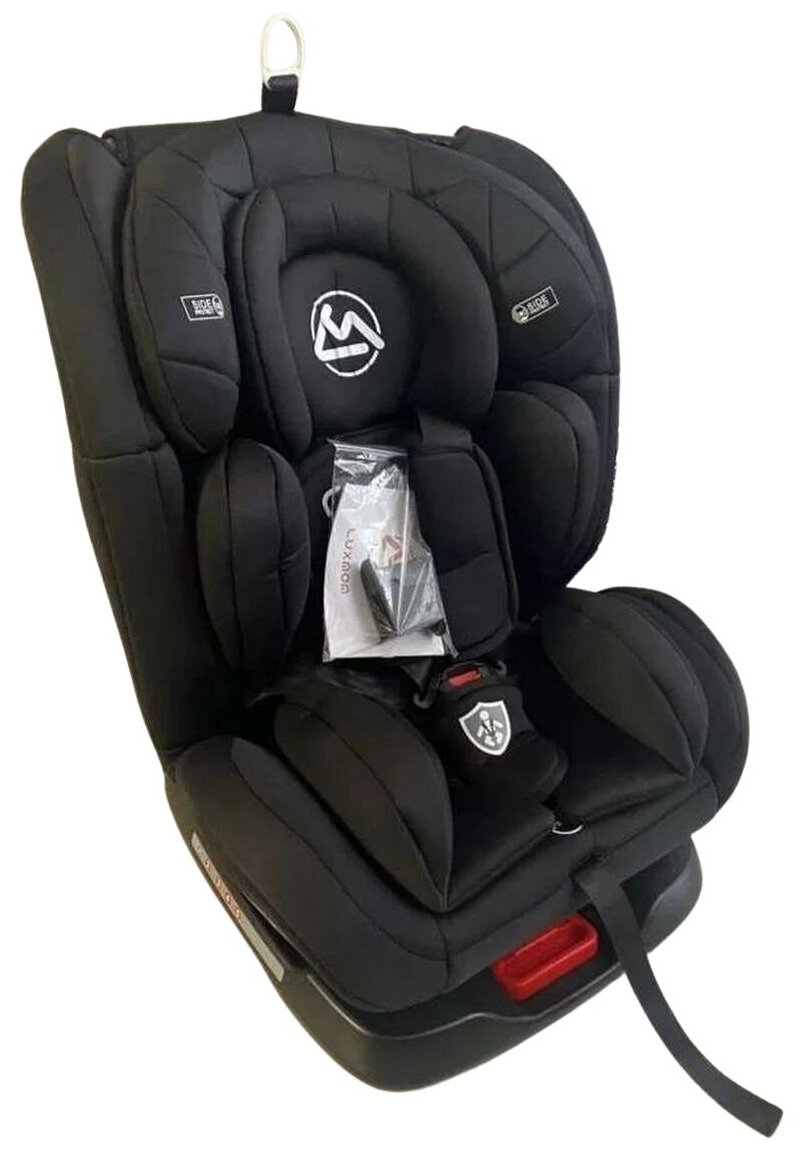 Автокресло Luxmom BXS 223A, isofix 0-36 кг, 0-12 лет, черный