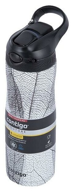 Термос-бутылка Contigo Ashland Couture Chill 0.59л. черный/белый (2127882) - фотография № 5