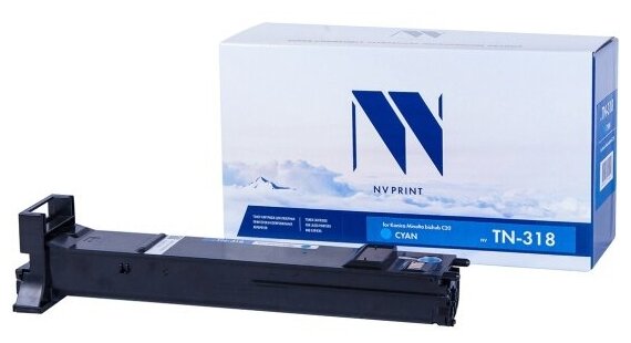 Тонер-картридж NV Print TN-318 Cyan для Konica Minolta bizhub C20 (8000k)