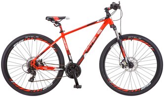 Горный (MTB) велосипед STELS Navigator 930 MD 29 V010 (2019) неоновый-красный/черный 18.5" (требует финальной сборки)