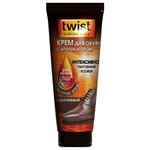 Twist Fashion care крем для обуви в тубе с аппликатором коричневый - изображение