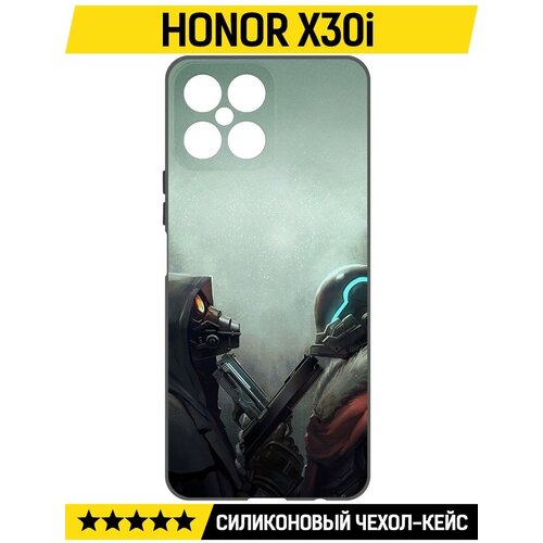 Чехол-накладка Krutoff Soft Case Cтандофф 2 (Standoff 2) - Противостояние для Honor X30i черный