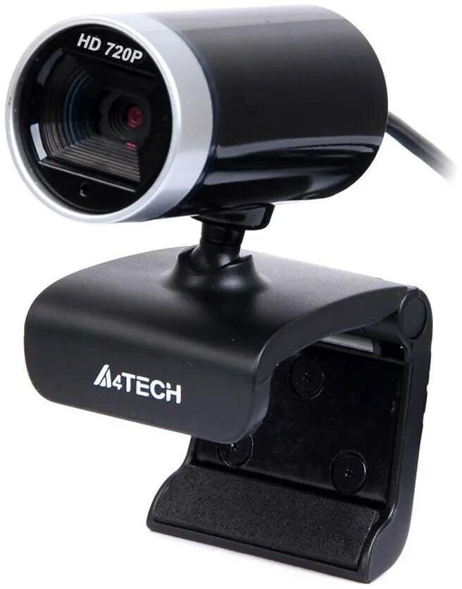 Web-камера, A4TECH, 1280 х 720 пикселей, USB 2.0, встроенный микрофон, черного цвета