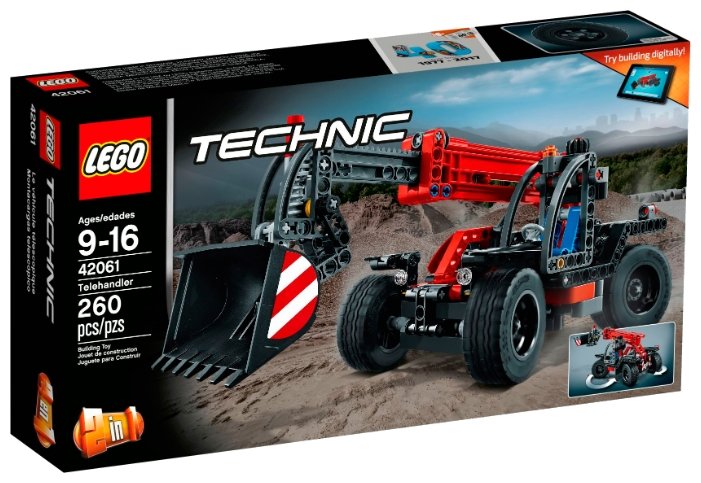 Конструктор LEGO Technic 42061 Телескопический погрузчик, 260 дет.