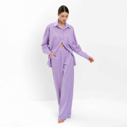 Пижама Minaku, размер 54, фиолетовый