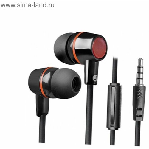 Наушники с микрофоном Pulse 428 вкладыши вакуумные черные 68900₽