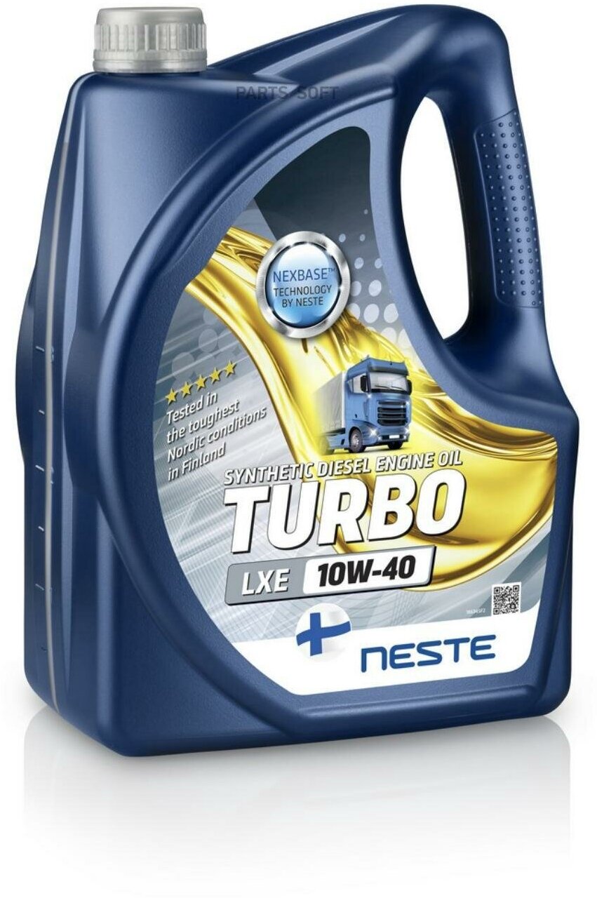 NESTE 186345 Масо моторное Neste Turbo LXE 10W-40 4 синтетическое