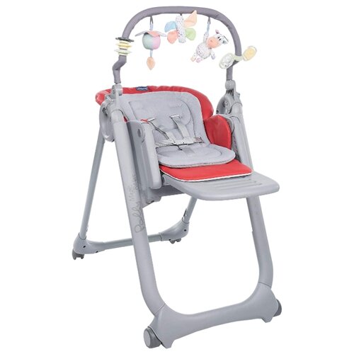 фото Стульчик для кормления Chicco Polly Magic Relax scarlet