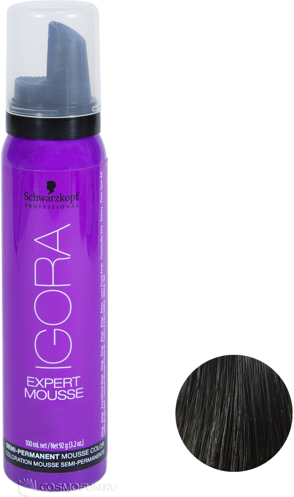 SCHWARZKOPF PROFESSIONAL 8-1 мусс тонирующий для волос / Игора Эксперт 100 мл - фото №4