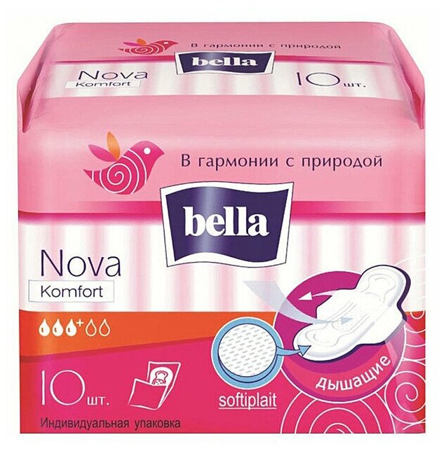 Bella Прокладки гигиенические Nova, 10 шт, 4 упаковки /